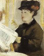 Edouard Manet Femme lisant Spain oil painting artist
